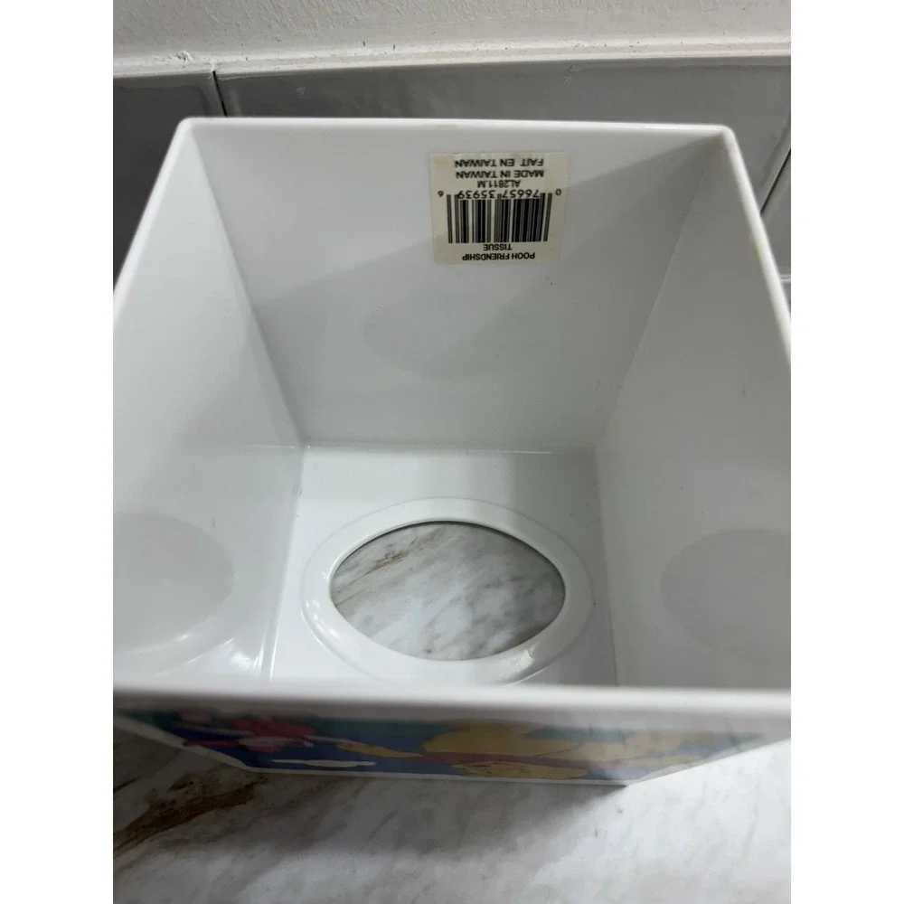 Winnie The Pooh And Piglet Tissue Cover Box Vintage